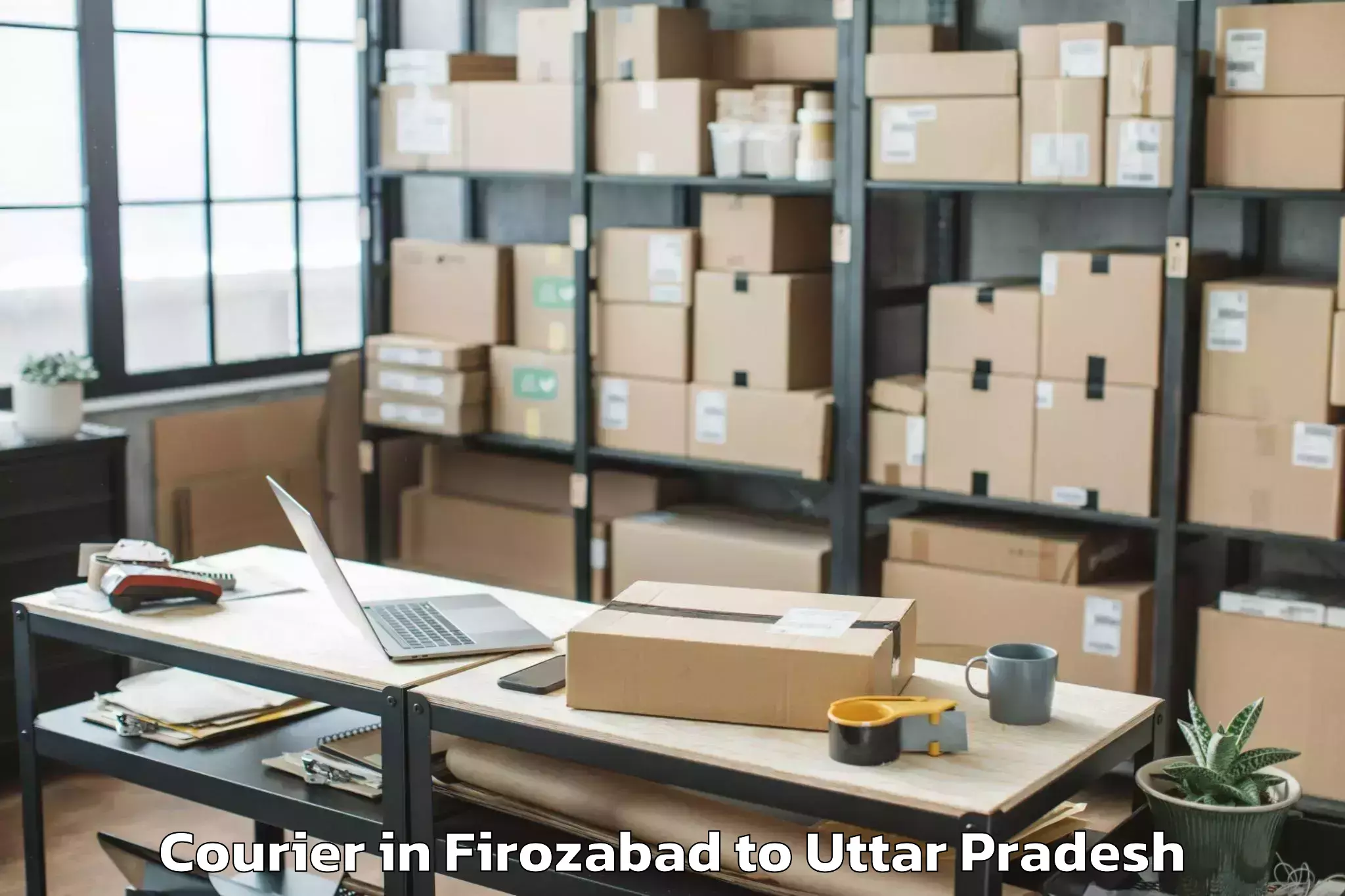 Firozabad to Pukhrayan Courier